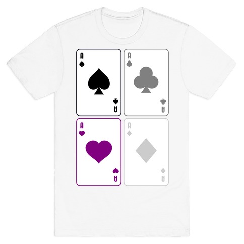 Asexual Aces Pattern T-Shirt