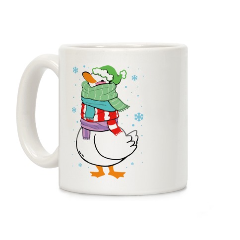 Scarf Duck Coffee Mug
