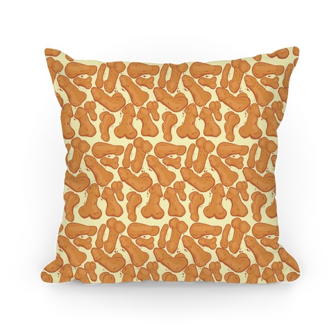 Penis Nuggets Pattern Pillow