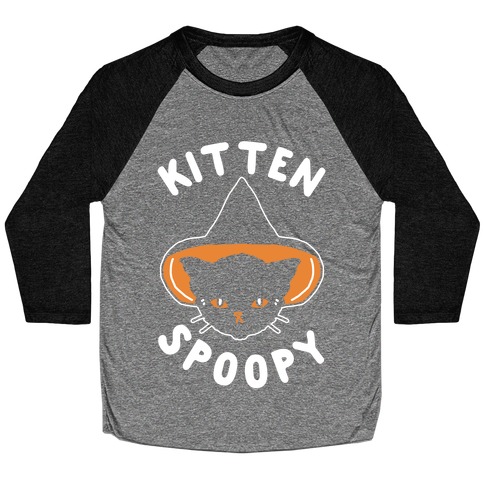 Kitten Spoopy Baseball Tee