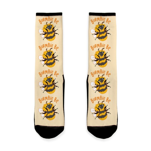 Burmble Be Derpy Bee Sock