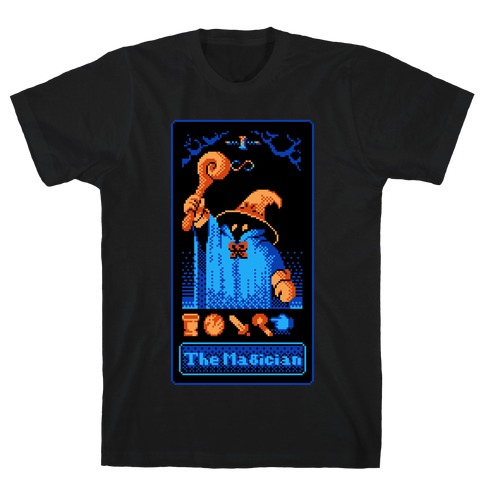 The Black Mage Magician Tarot T-Shirt
