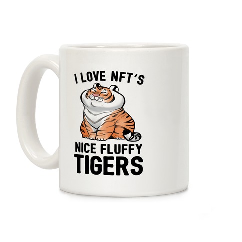 I Love NFT's (Nice Fluffy Tigers) Coffee Mug