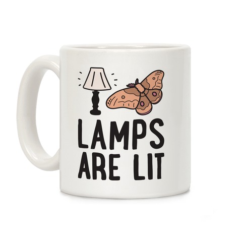 Lamps Are Lit Moth Coffee Mug