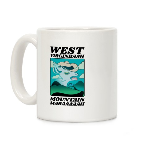 West Virginbaah, Mountain Mabaah (Country Roads Goat) Coffee Mug