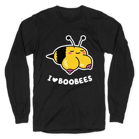 I Love Boobees Long Sleeve T-Shirt