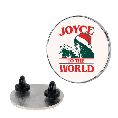 Joyce To The World Parody Pin