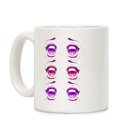 Kawaii Eyes Coffee Mug