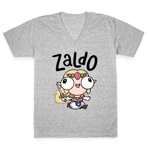 Derpy Zelda Zaldo V-Neck Tee Shirt