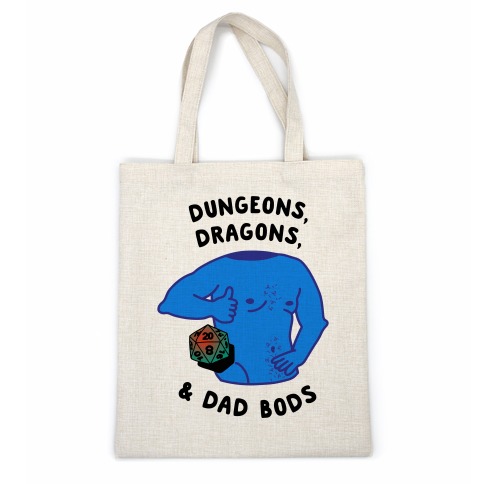 Dungeons, Dragons, & Dad Bods Casual Tote