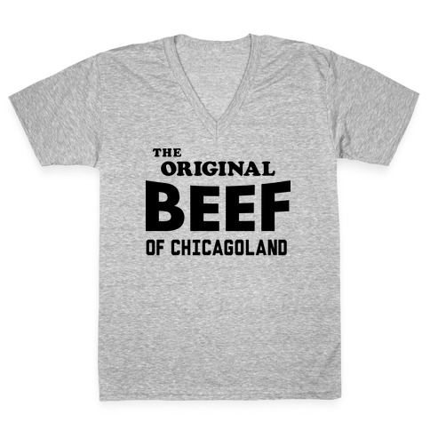 The Original Beef of Chicagoland V-Neck Tee Shirt