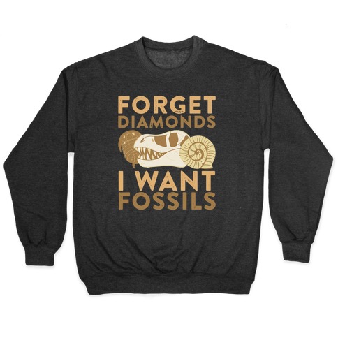 Forget Diamonds, I Want Fossils Pullover