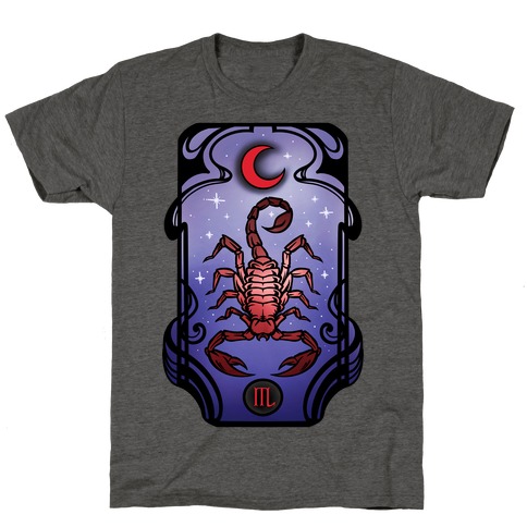 Scorpio Art Nouveau T-Shirt