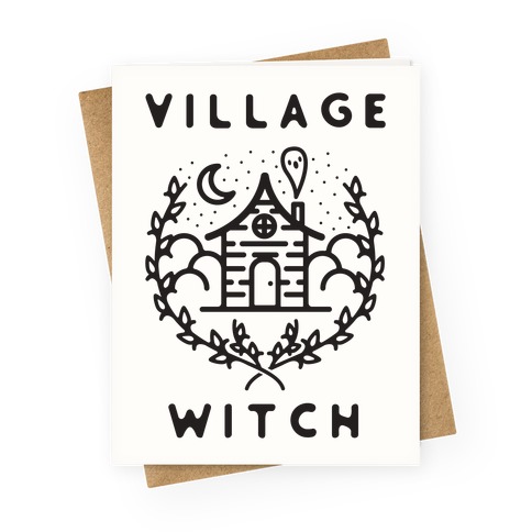 Village Witch Greeting Card