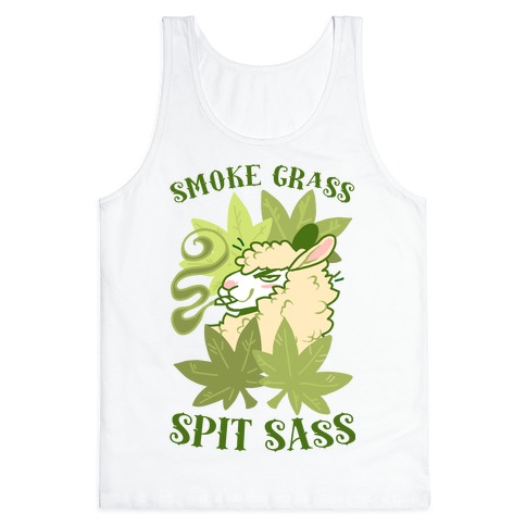 Smoke Grass Spit Sass Tank Top