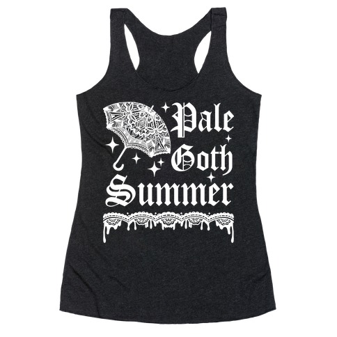 Pale Goth Summer Racerback Tank Top
