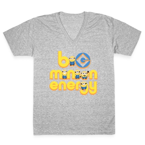 Big Minion Energy V-Neck Tee Shirt