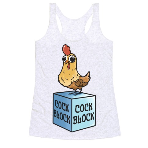 Cock Block Racerback Tank Top