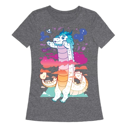 Long Dragon Womens T-Shirt