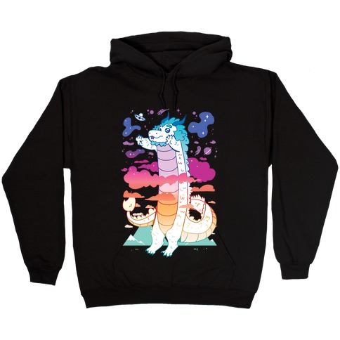 Long Dragon Hooded Sweatshirt