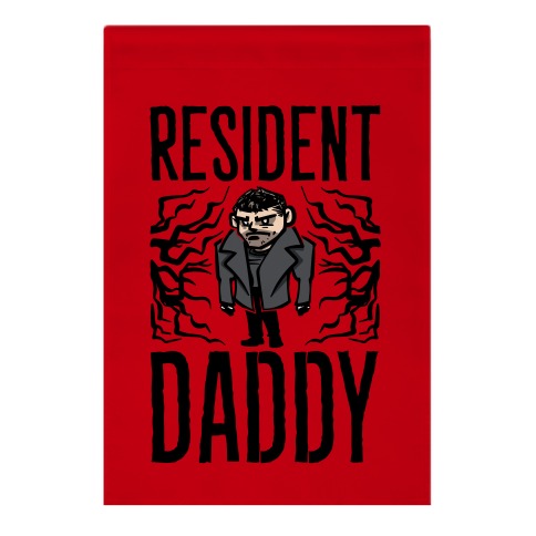 Resident Daddy Parody Garden Flag