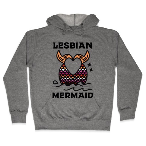 Lesbian Mermaid Hooded Sweatshirt