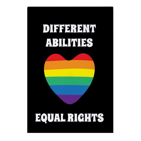 Different Abilities, Equal Rights Garden Flag