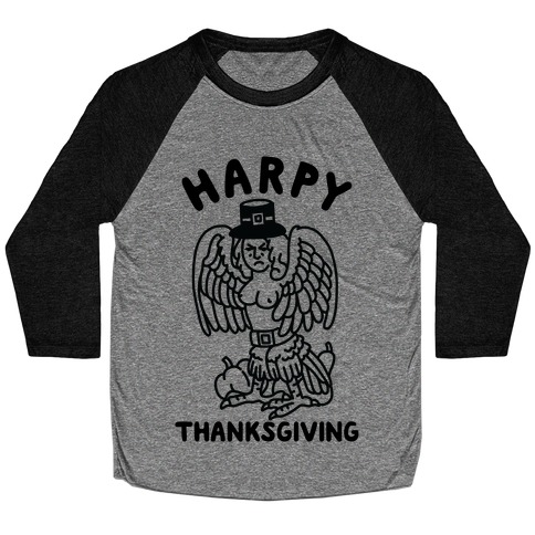 Harpy Thanksgiving Baseball Tee