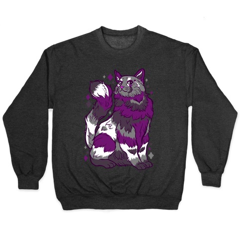 Asexual Pride Cat Pullover