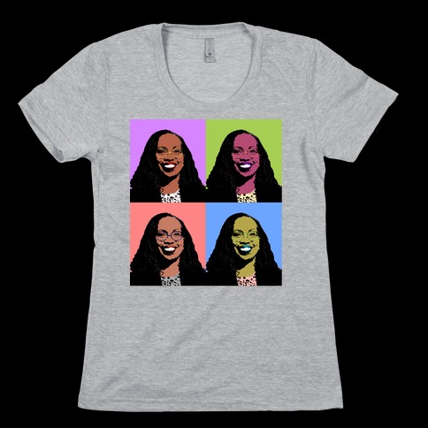 Pop Art Ketanji Brown Jackson Womens T-Shirt