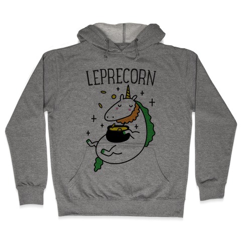 Leprecorn Unicorn Hooded Sweatshirt