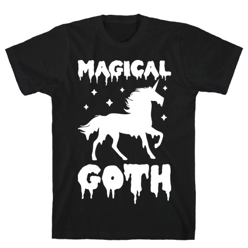 Magical Goth Unicorn T-Shirt