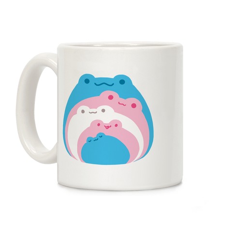 Frogs In Frogs In Frogs Trans Pride Coffee Mug