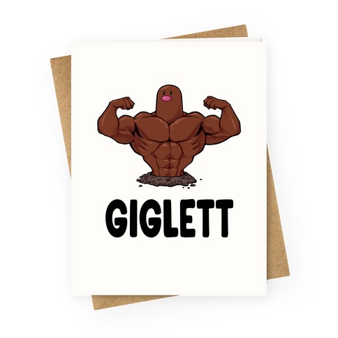 Giglett Greeting Card
