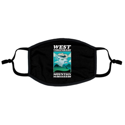 West Virginbaah, Mountain Mabaah (Country Roads Goat)  Flat Face Mask