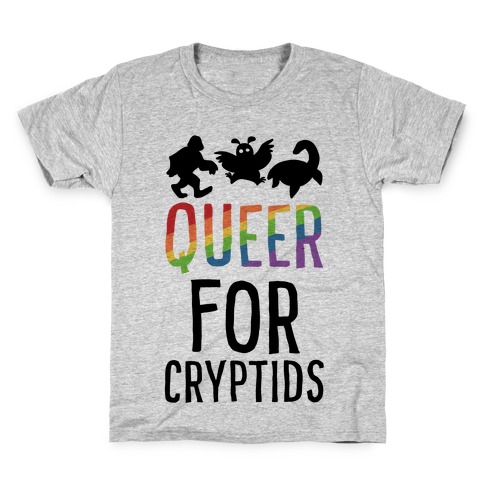 Queer for Cryptids Kids T-Shirt
