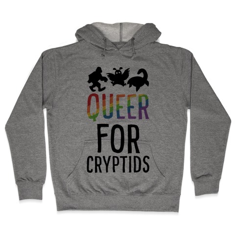 Queer for Cryptids Hooded Sweatshirt