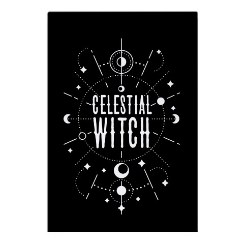 Celestial Witch Garden Flag