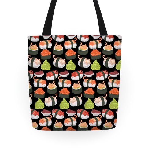 Sushi Cats Pattern Tote