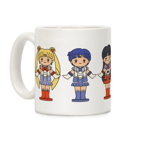 Sailor Moon Inner Senshi Pocket Parody Coffee Mug