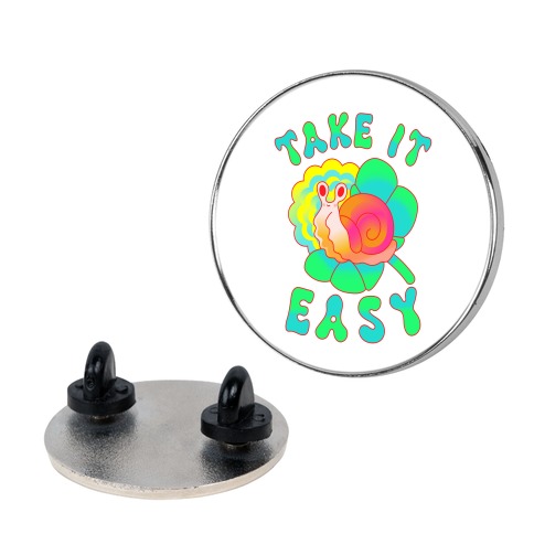Take It Easy Groovy Snail Pin
