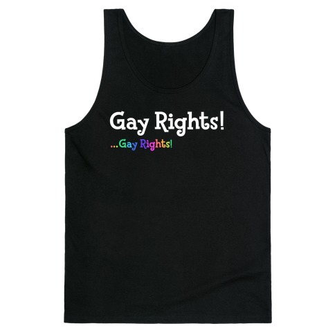 Timmy & Tommy Say Gay Rights! Tank Top