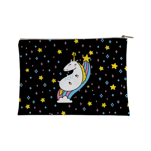 Unicorn On Rainbow Accessory Bag