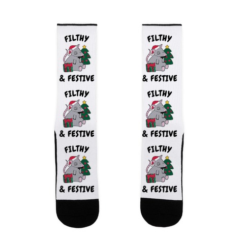 Filthy & Festive Sock