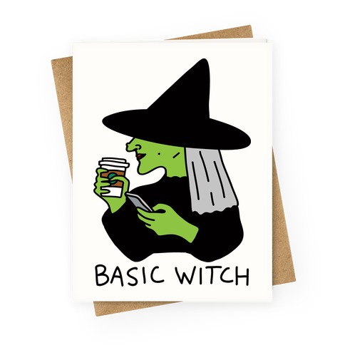 Basic Witch Greeting Card