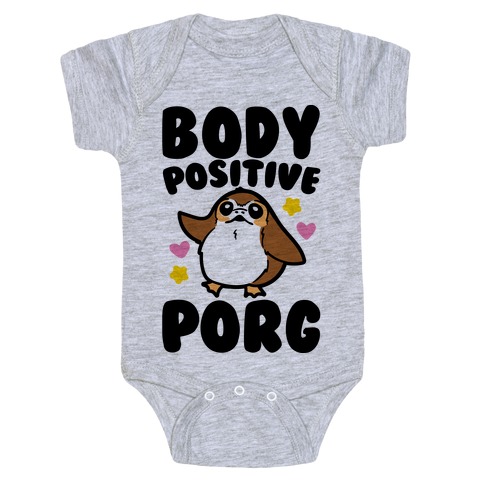 Body Positive Porg Parody Baby One-Piece