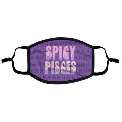 Spicy Pisces Flat Face Mask
