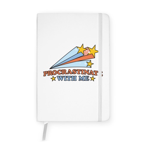 Procrastinate With Me Shooting Stars Notebook