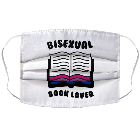 Bisexual Book Lover Accordion Face Mask
