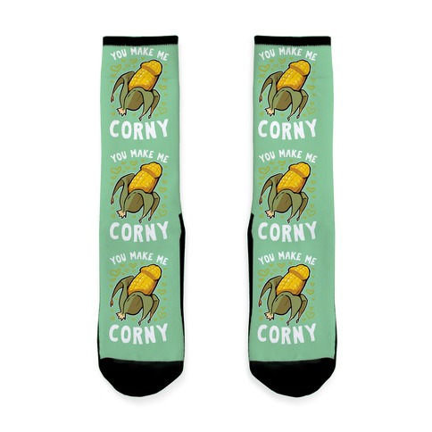 You Make Me Corny Sock